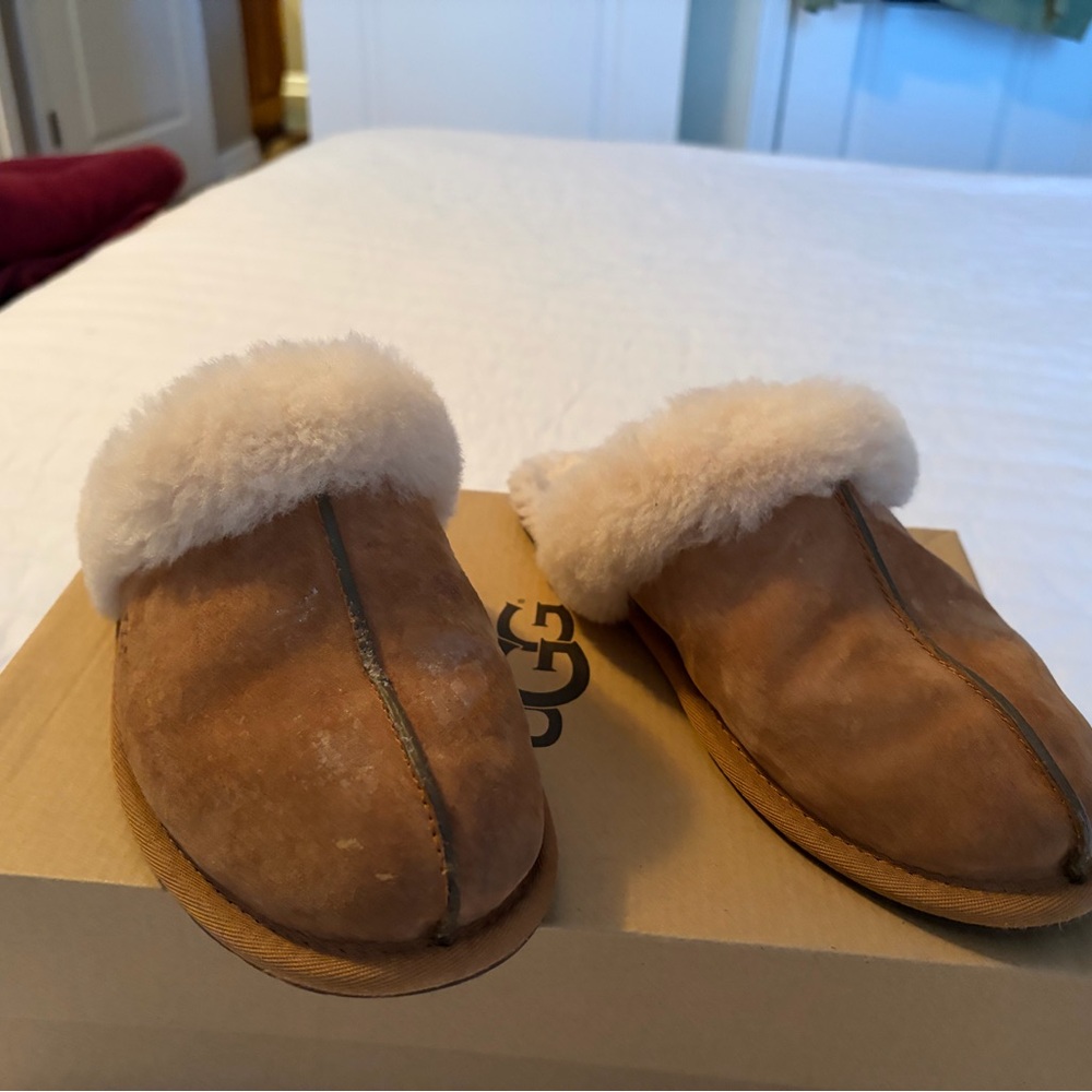 UGG Chestnut Shearling Slippers